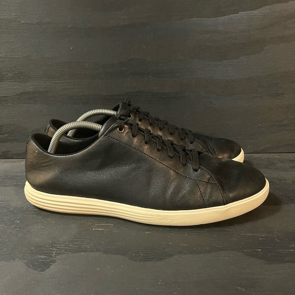 Cole Haan Grand Crosscourt II Men’s Size 10.5 Sneakers Shoes Black Leather